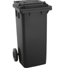 POPELNICE 120 L PLASTOVÁ ČERNÁ S KOLEČKY